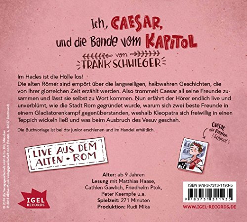 Ich, Caesar, und die Bande vom Kapitol: Live aus