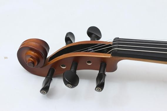 Vetimobato 5 String Acoustic Violin 4/4 Full Size CGDAE Tuning Handmade Maple Back Spruce Top Ebony Fitting Hard Case Bow Professional Violin Set for Adults Students