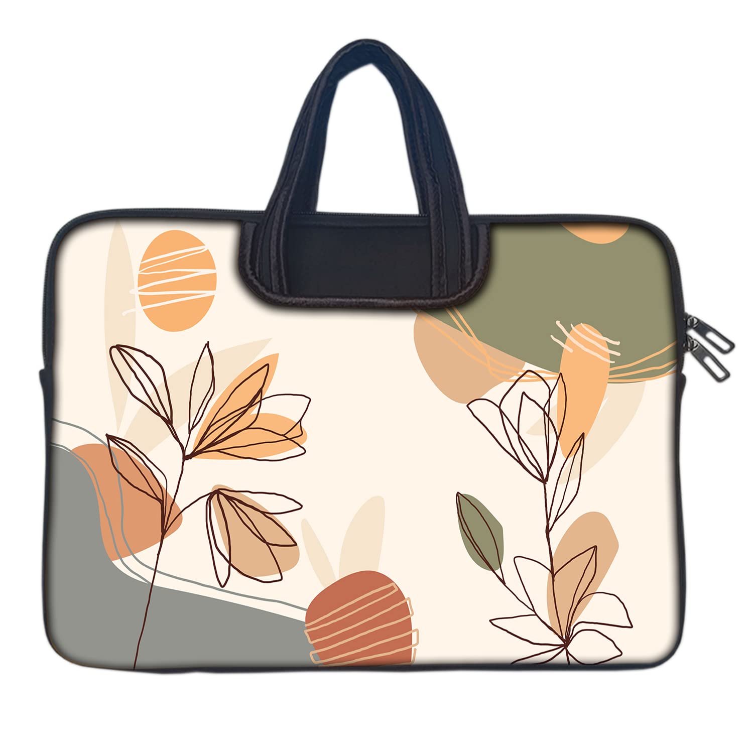 Theskinmantra Designer Laptop Bag with Handle fits Up to 15.6" Laptop/MacBook, Wrinkle Free, Padded, Waterproof Light Neoprene Cover Sleeve Pouch for Men & Women (Abstract Flowers) (B0BLP3TVYY) Amazon Price History, Amazon Price Tracker