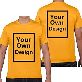 JPHCHSC Camisetas Personalizadas T-Shirt Personalizadas Tu Foto ó diseño en una Camiseta con Tú Frase e Imagen NT004