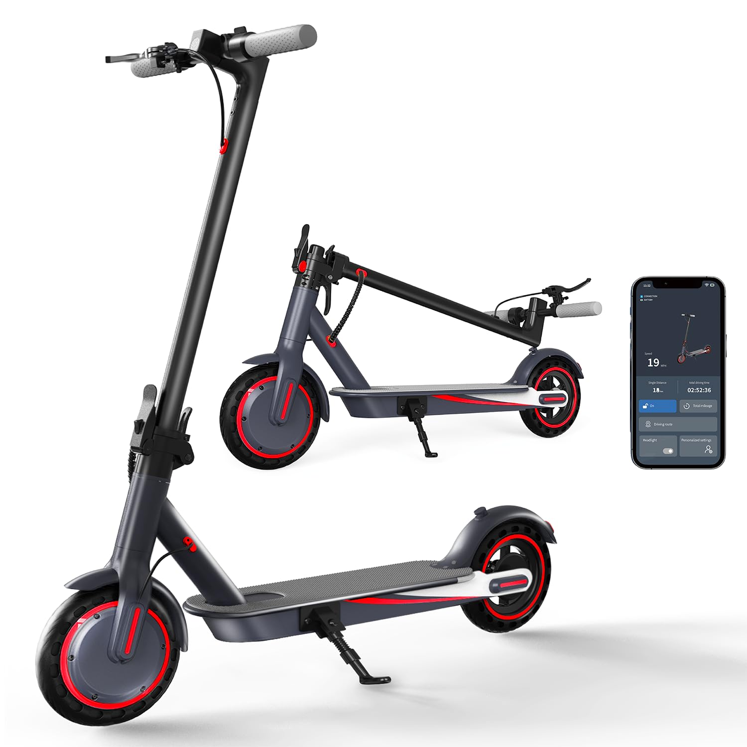Electric Scooter for Adults Folding E-Scooter 350W Motor with 8 5 Anti Flat Tire Double Brakin Portable Electric