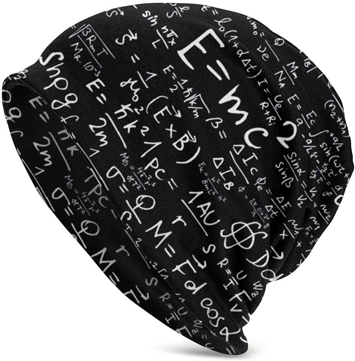 AOOEDM Math Formula Equation Slouchy Beanie Cap Knit Hat for Men Women