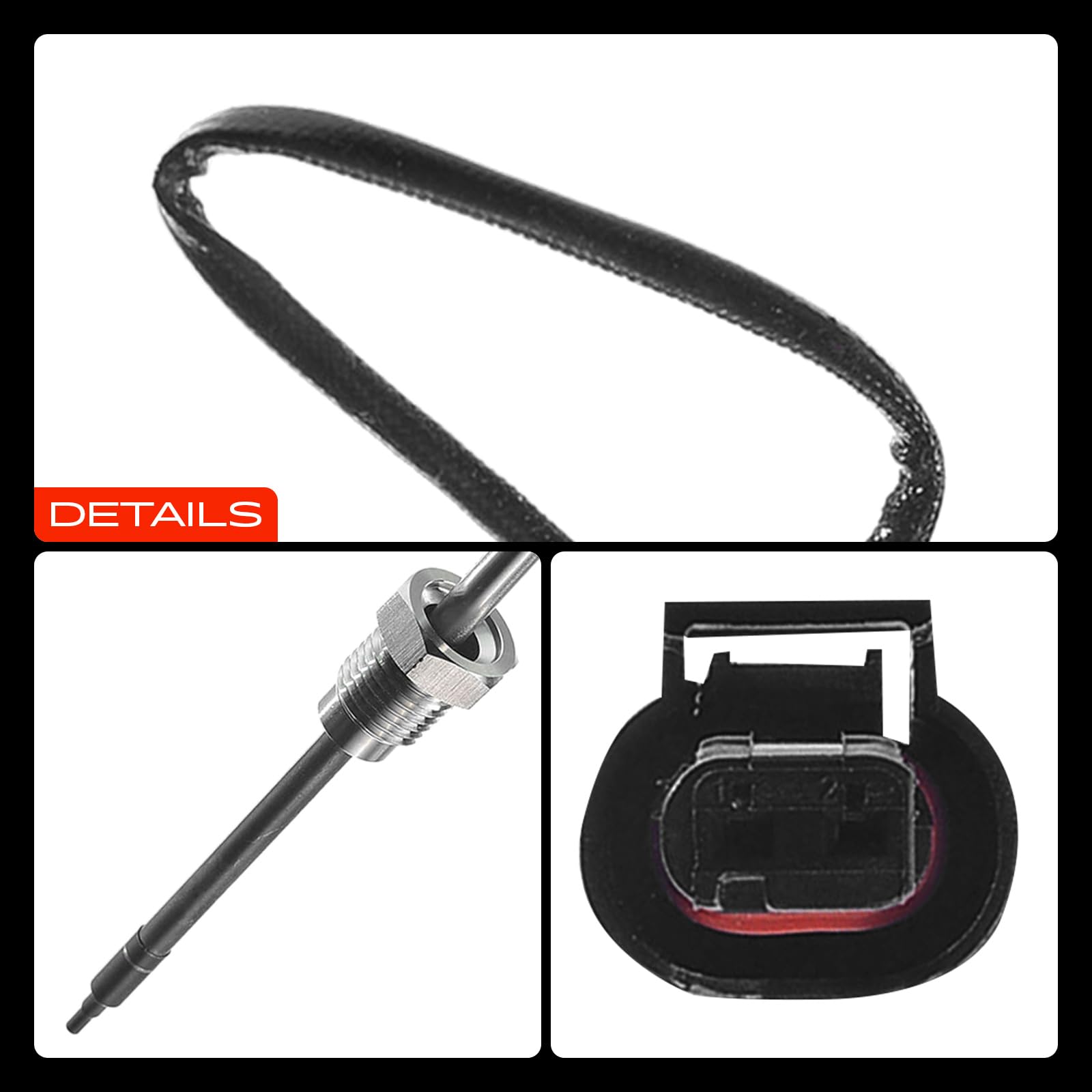 Frankberg Sensor temperatura gases escape antes del DPF 0019050700 | Compatible con: SLK R172, CLS Shooting Brake X218, Clase E W212, Coupé Clase C C204, Clase M W166, Clase E Modelo T S212