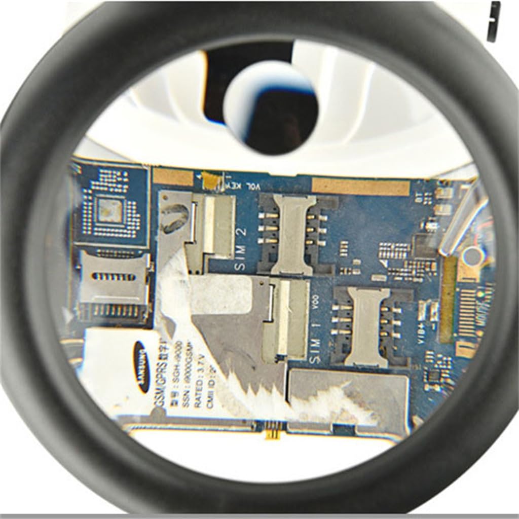 Lente D'ingrandimento A Clip For Lettura E Manutenzione Da Tavolo A LED