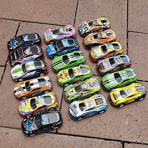 18 coches de carrera metálicos a escala 1:87, pack de 18 miniatura 5