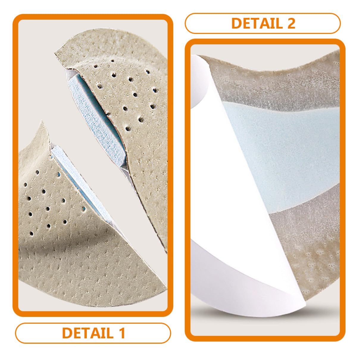 MAGICLULU 16 Paare Vorderfußstütze aus Leder einlegesohlen schuhteppich Sommerabsätze Vorfußpolsterung High Heels Geräuschreduzierende Sohlenpolster rutschfeste Schuhgriffe