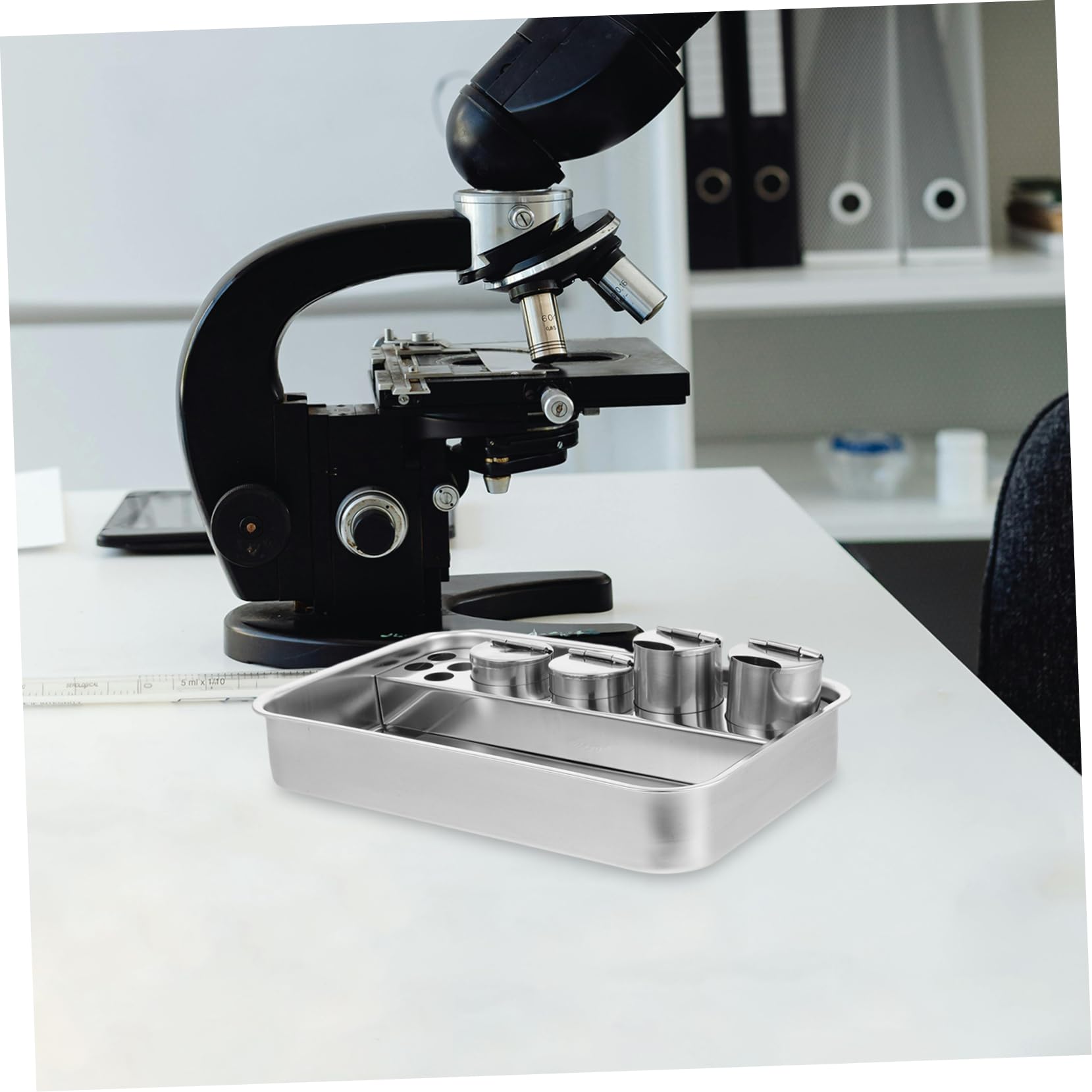 Mobestech Plateau Rectangulaire En Acier Inoxydable Pour Matériel Médical Assiette Et Rangement D’instruments Chirurgicaux