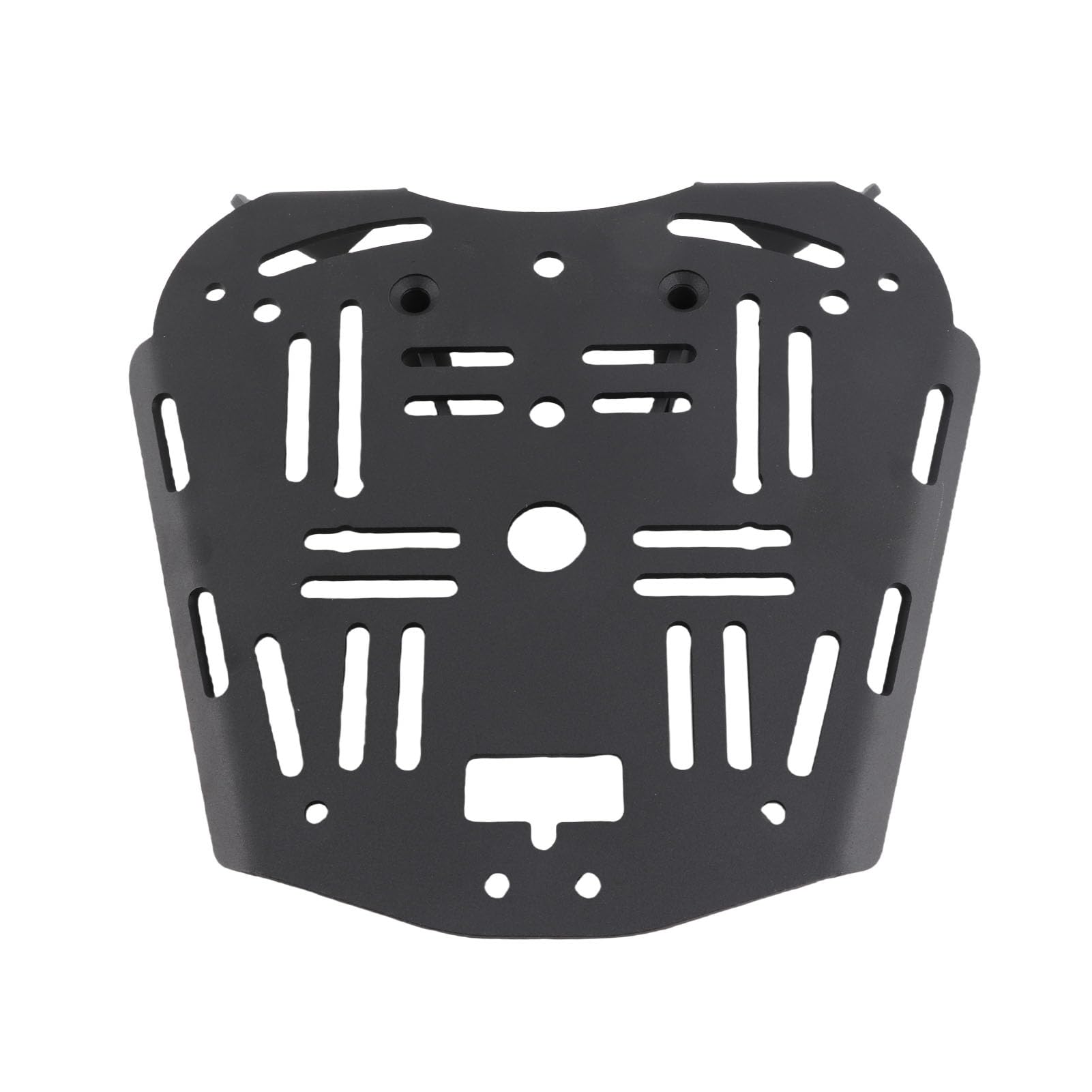 Zontes 368g 501g Motorrad Top-Hülle Montageplatte Kohlenstoffstahl Gepäckträger Grundplatte Schwarz