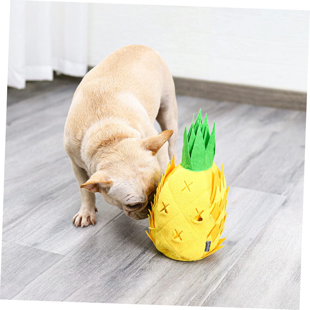SUPVOX 2pièces Jouet Intelligence pour Chiens Ananas Jouet à Renifler pour Animaux De Compagnie Distributeur De Nourriture pour Chiots Le Et Stimule Esprit