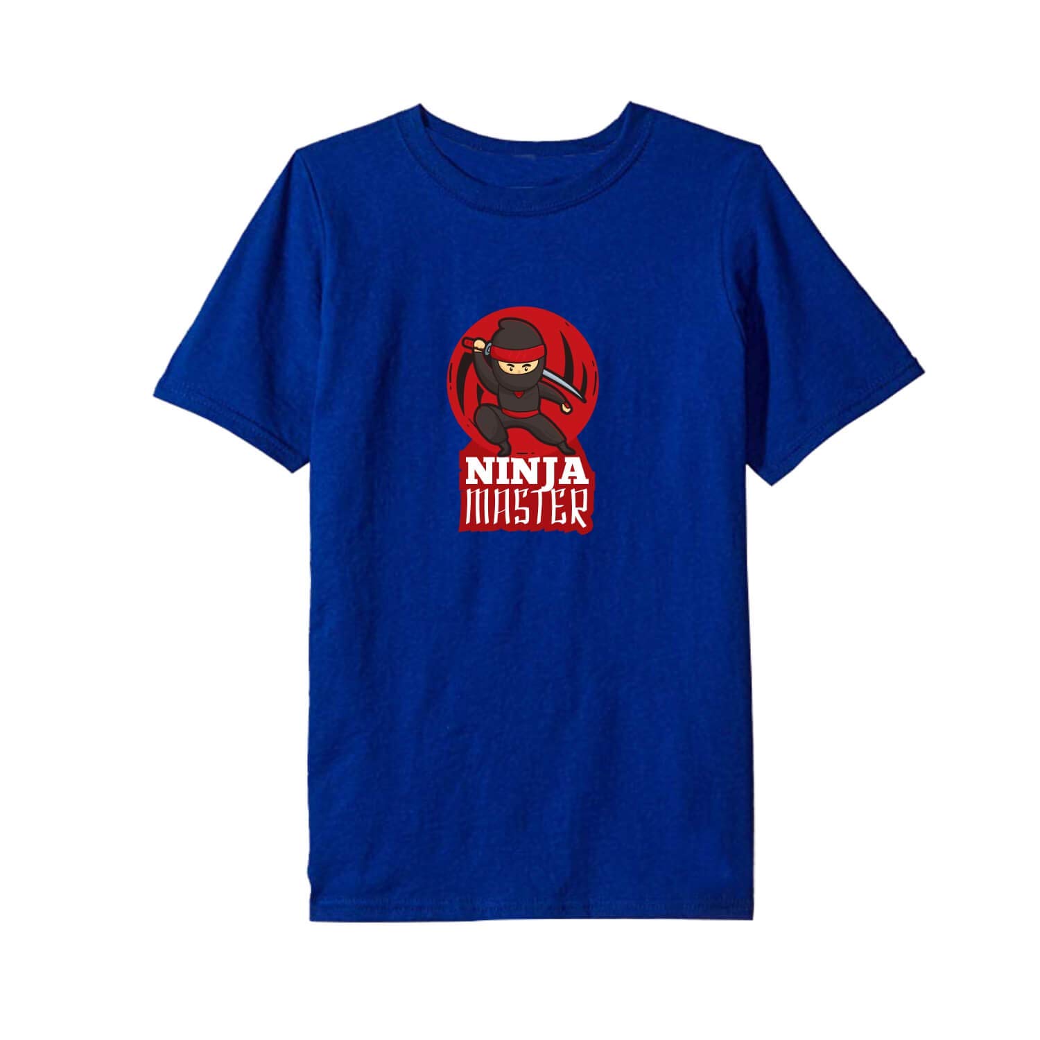 YaYa cafe TheYaYaCafe Printed Cotton T-Shirt for Kid Girl Ninja Master