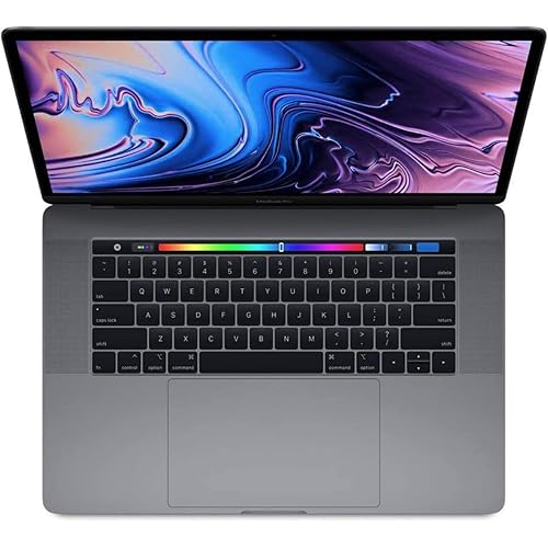 Mid 2019 Apple MacBook Pro Touch Bar with 2.6GHz Intel Core i7 (15.4 inches, 32GB RAM, 512GB SSD) Space Gray (Renewed)