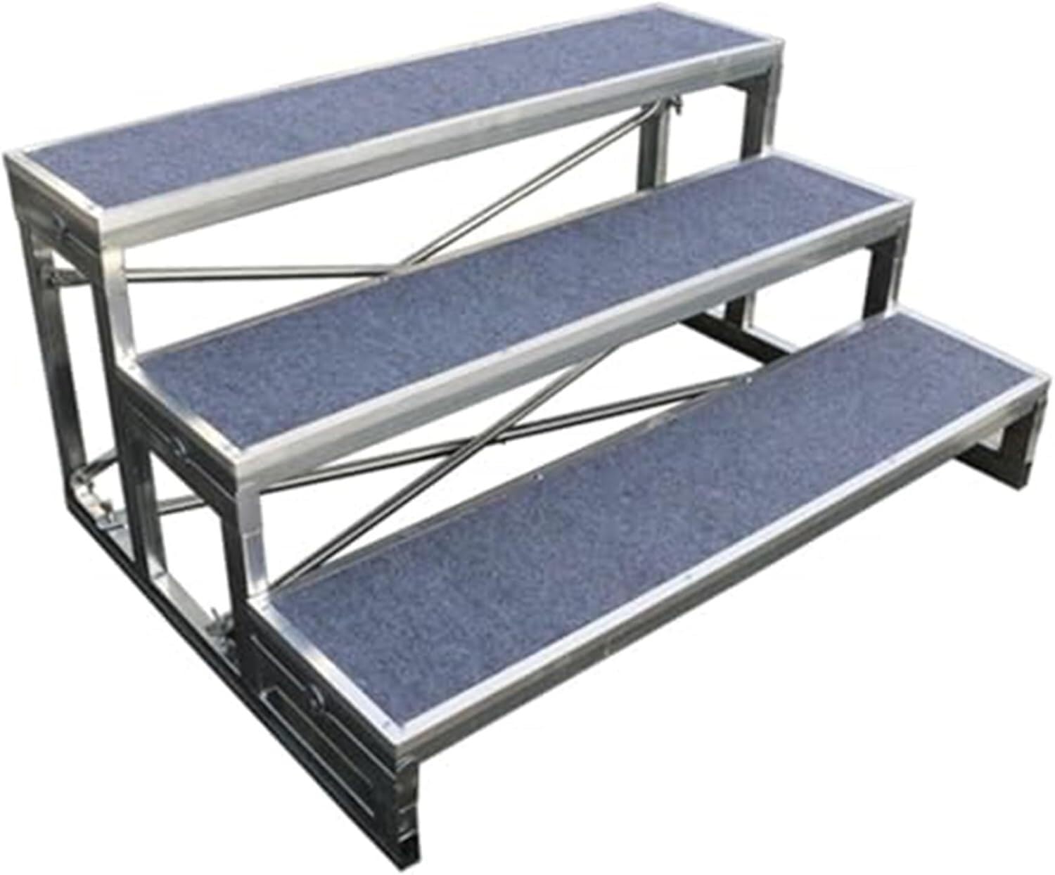 VUIKLCty Non-slip Three-tier Choir Steps, Ideal For Choral Performances And Various Events