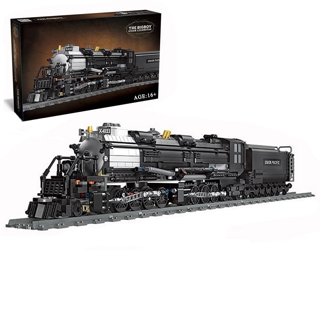 Amazon.com: DAXX BIGBOY Steam Train Building Kit and Engineering