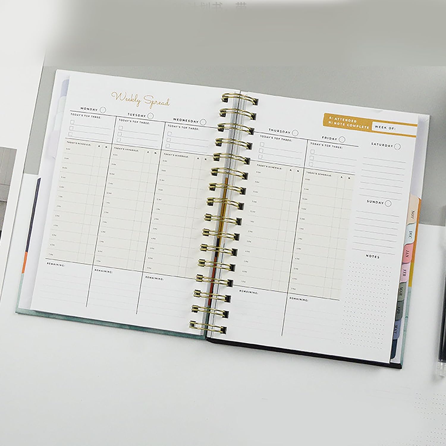 Amazon.co.jp: システム手帳 手帳 日記帳 スケジュール帳 花柄