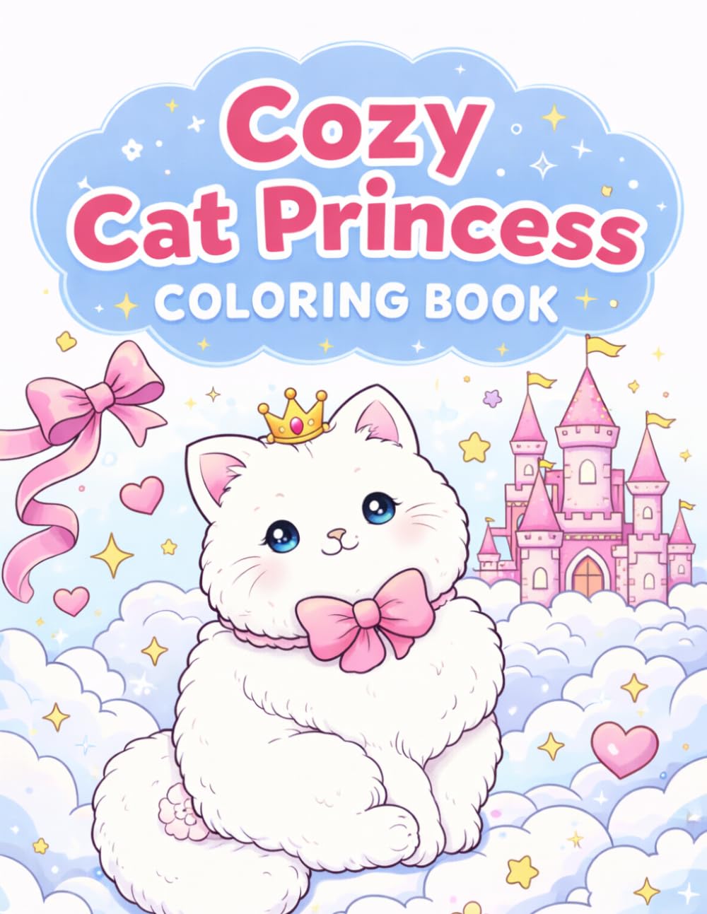 Cozy Cat Princess　Coloring Book