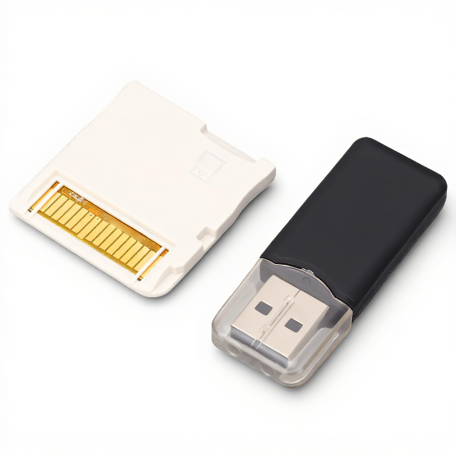 YUEHISY Scheda di Memoria per Videogiochi R4 di Aggiornamento 2025, Scheda Flash con Chip ASIC con Lettore, Interfaccia Personalizzabile per Console di Gioco 2DS 3DS (WHITE)