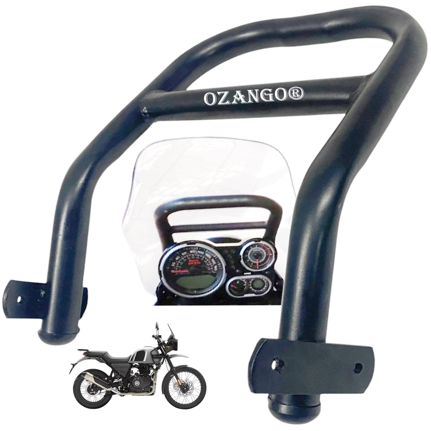 OZANGO Motorcycle GPS Mount Frame Mobile Holder Mount BS3/BS4 Model 2015 to 2023 Compatible for RE Himalayan-image-42