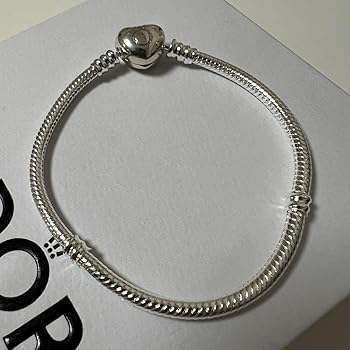 Amazon | Pandora ハート スネークチェーン ブレスレット 20(約18cm