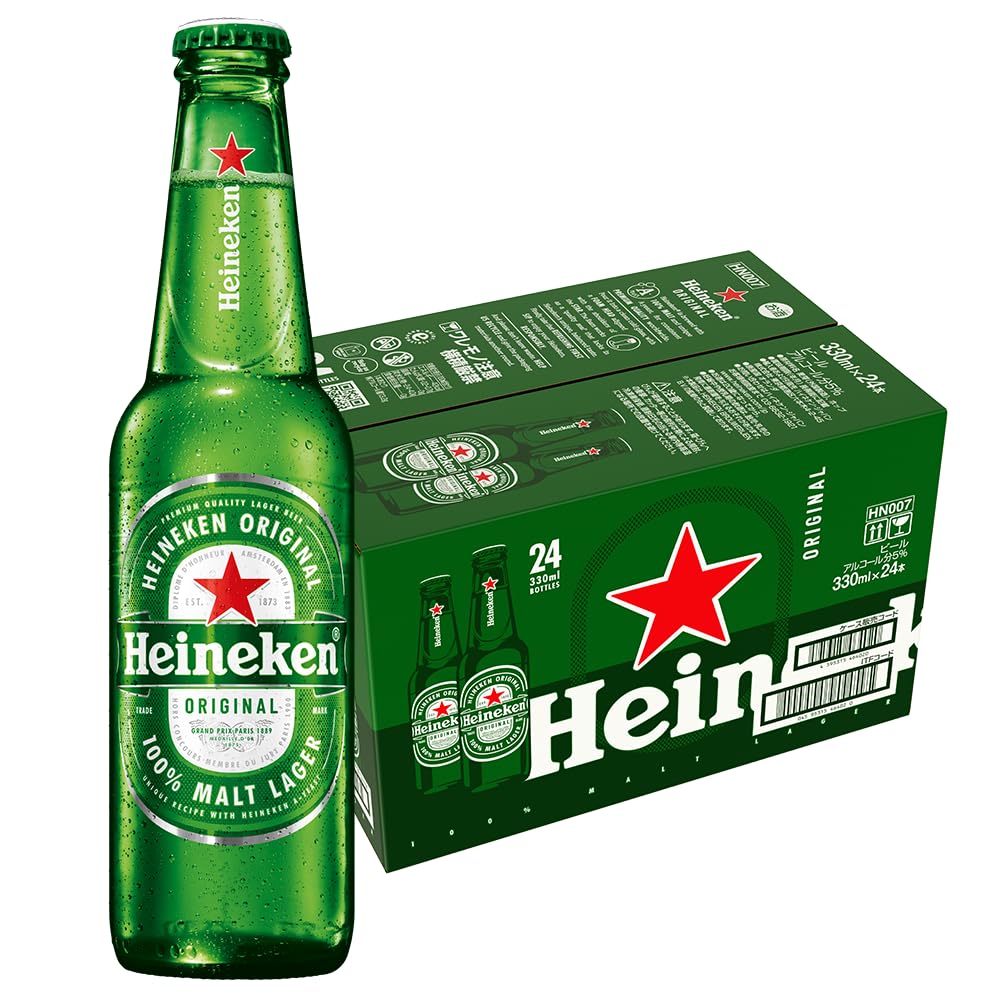 Amazon.co.jp: ハイネケン ラガービール 瓶 330ml×24本 : 食品・飲料・お酒