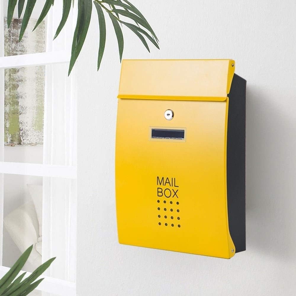 DAPERCI Wall Mount Lockable Mailbox Modern Outdoor