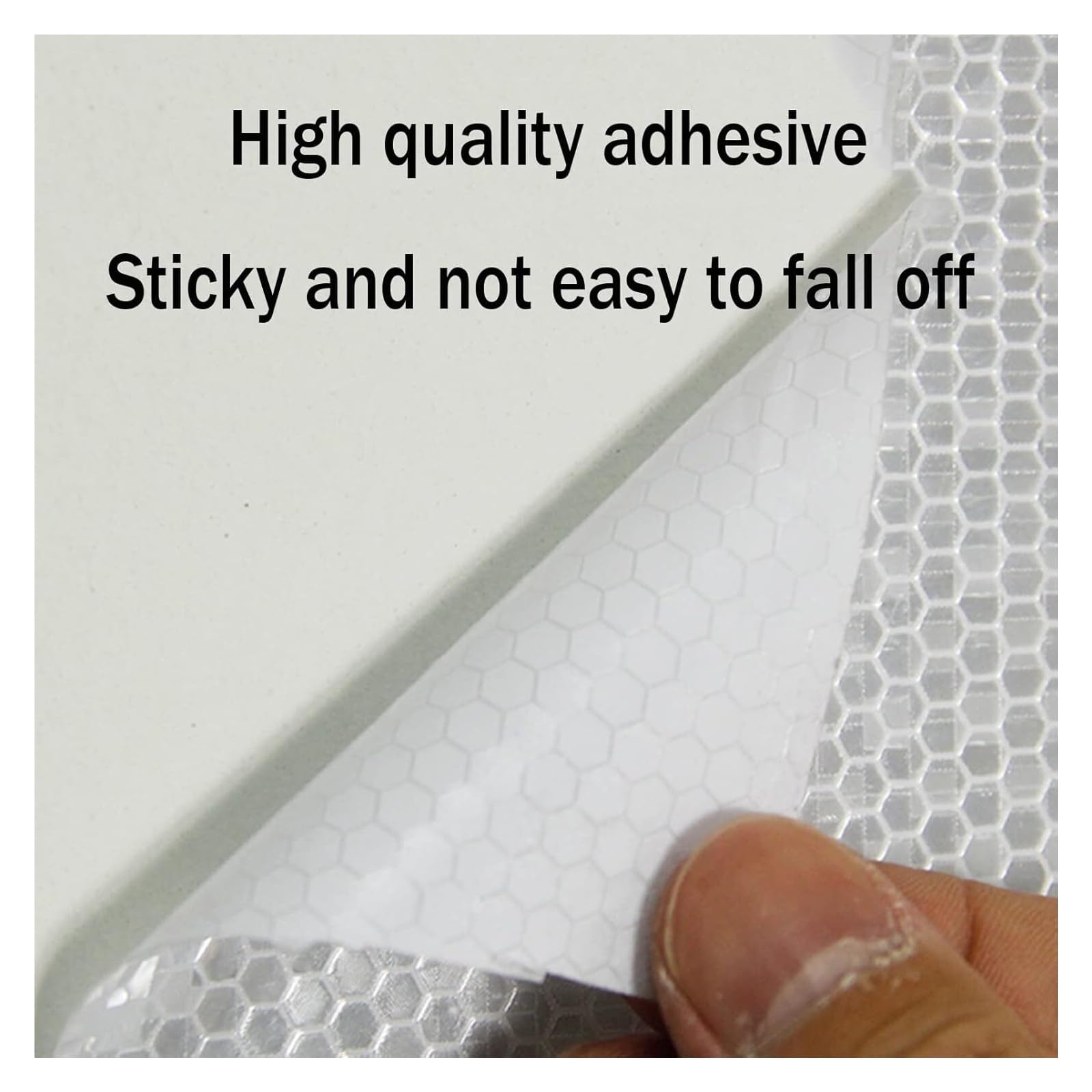 Nastro riflettente, strisce riflettenti impermeabili durevoli da 5 cm x 25 m for segnaletica di sicurezza, nastro di barriera autoadesivo for segnaletica stradale
