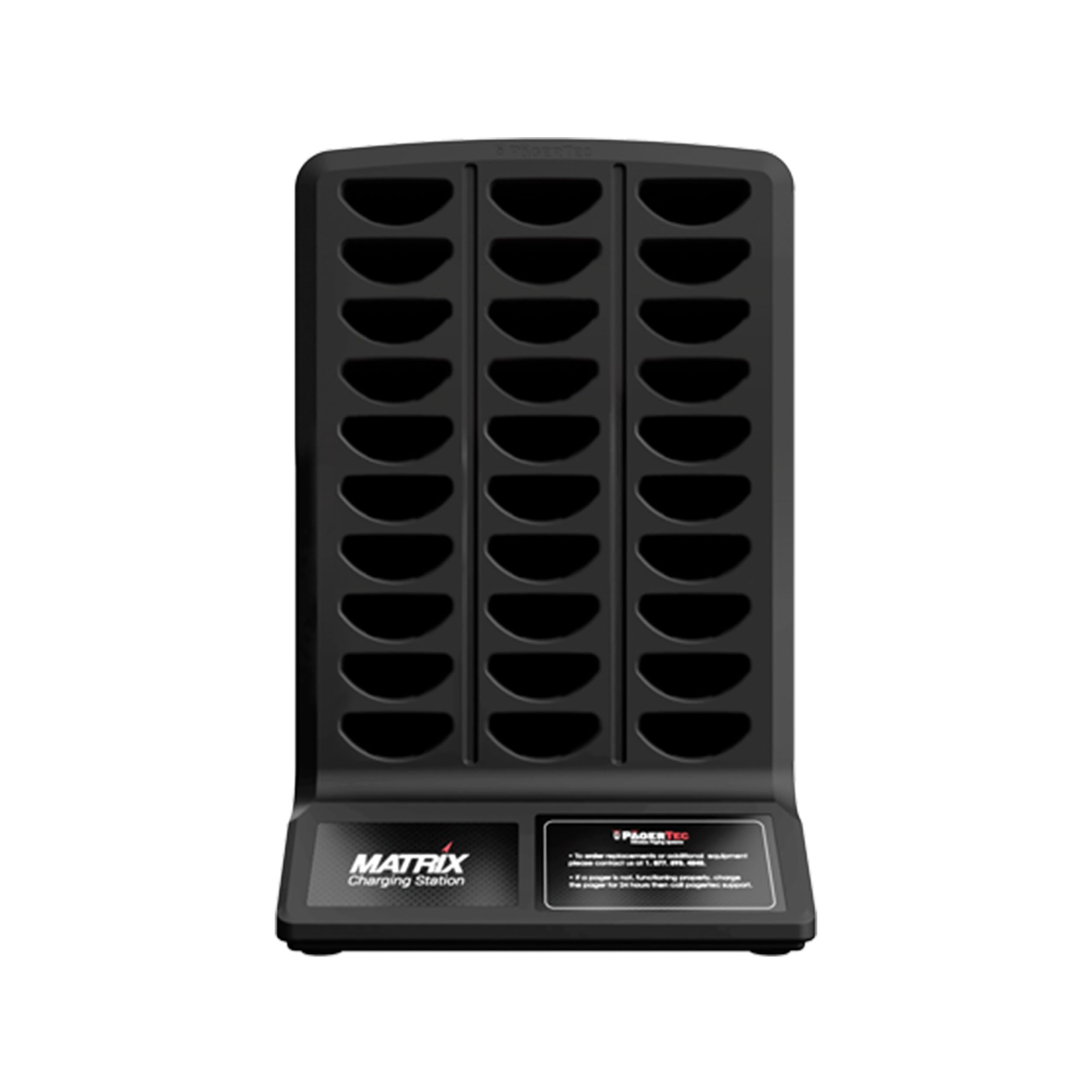 PagerTec Matrix Stand Alone Pagers Charging Station, Rapid Charging System for Pagers (30 Pagers Charging Slots)