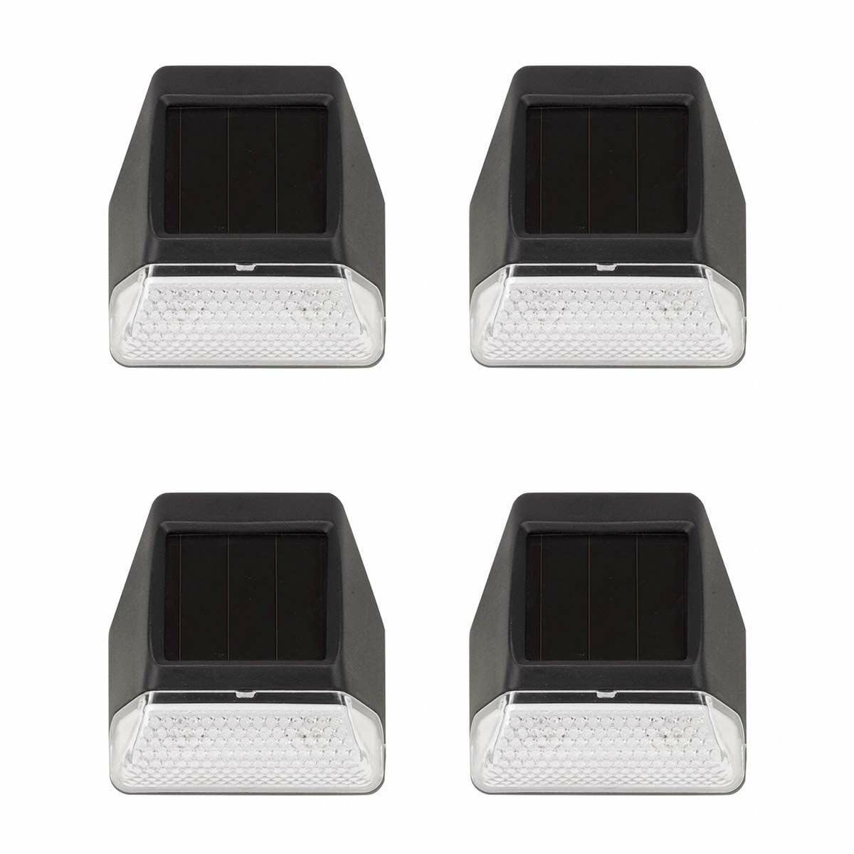 Smart Solar Fence Wall And Post Light (4 Pack)