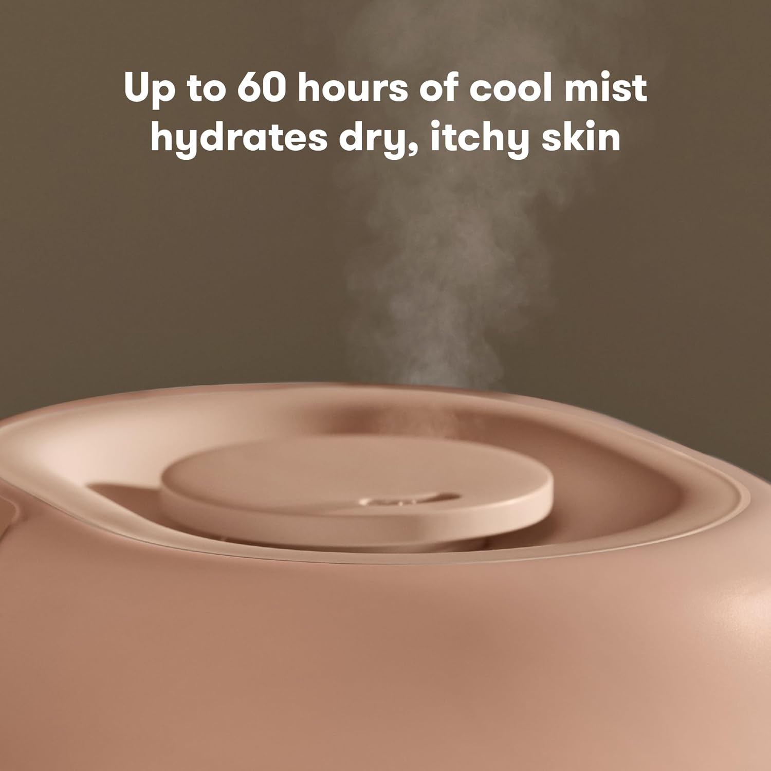 Frida Baby 3-in-1 Cool Mist Humidifier for Large Rooms, Top Fill Humidifier for Bedroom, Allergy Relief, 60 Hour Runtime + Nightlight, Auto Shut-Off, Quiet, Carry Handle, Essential Oil Diffuser