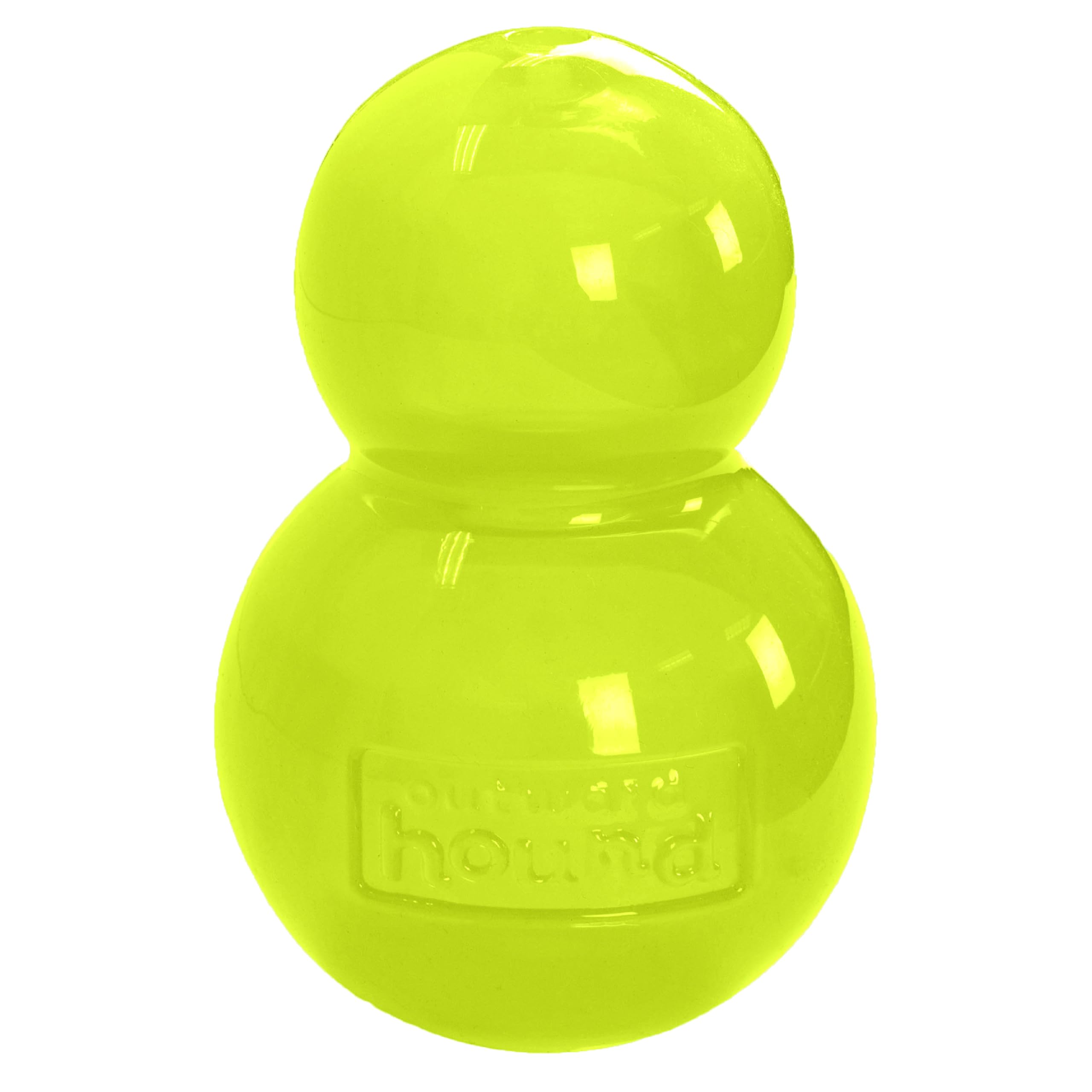 by Planet Dog Double-Tuff Stuffable Dog Toy, Large 5-Inch Green - Treat Dispensing Chew B…