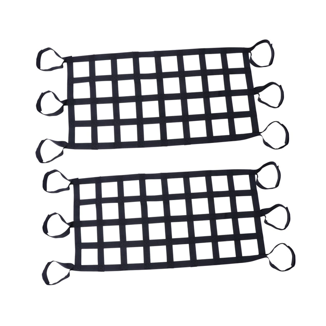 TOPBATHY 2pièces Filet à Bagages Élastique pour Toit Voiture Ou Véhicule Lot de Filets De Rangement Nylon