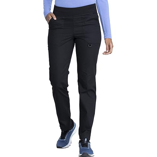Dickies EDS Signature Women Scrubs Pant Mid Rise Tapered Leg Pull-on DK125