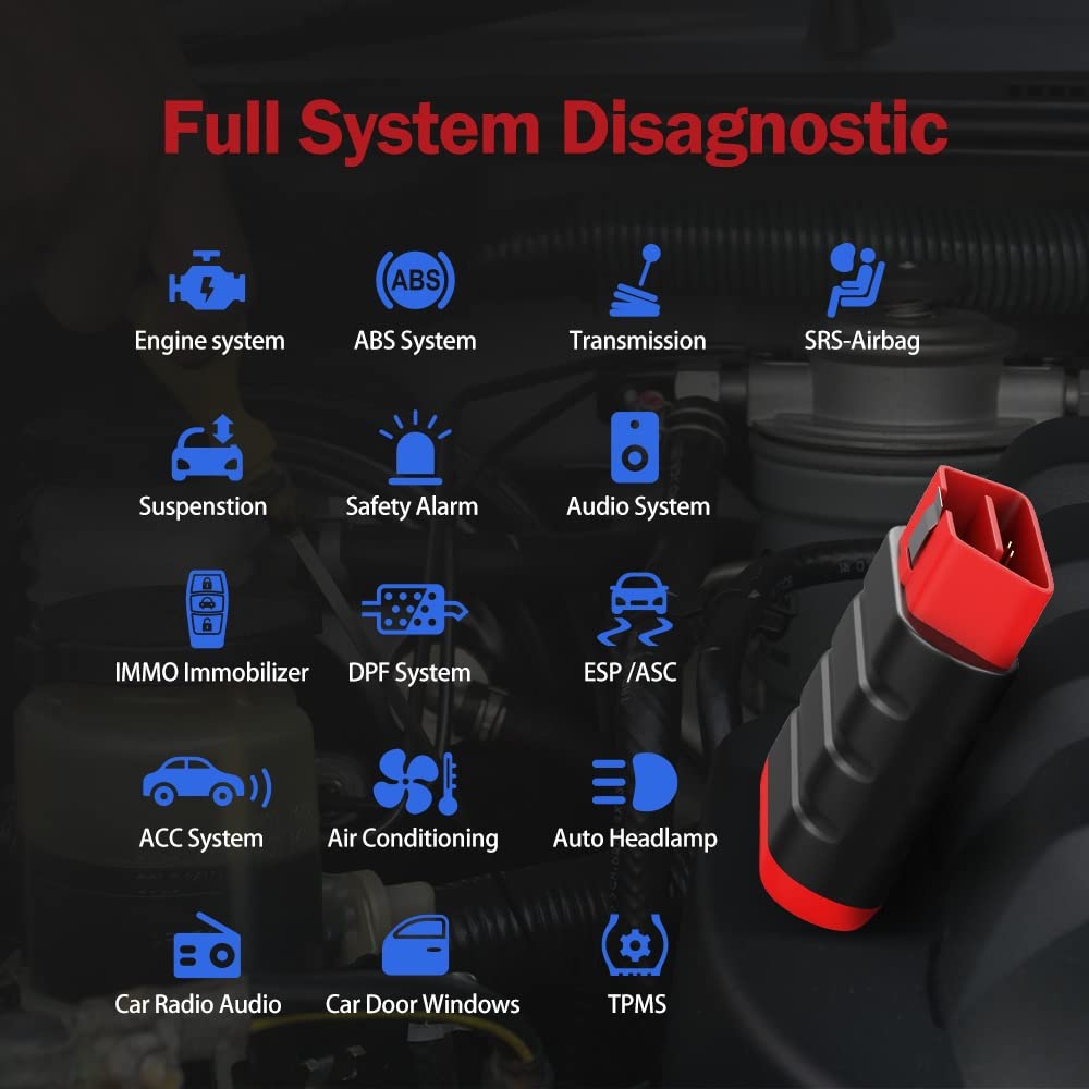 Mini OBD2 Skaner Bluetooth Czytnik Kodów Sprzęt Diagnostyczny Samochód Cały System Skanuj DPF SAS EPB 15 Resetuj OBD 2 Automatyczne Narzędzia Diagnostyczne