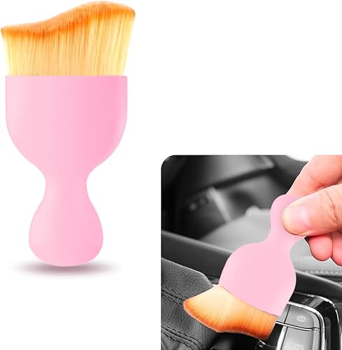 Miniatura 1 de 1 cepillo de limpieza interior del automóvil, cepillo para polvo, cepillo de belleza con detalle de cerdas suaves, salida de aire acondicionado,