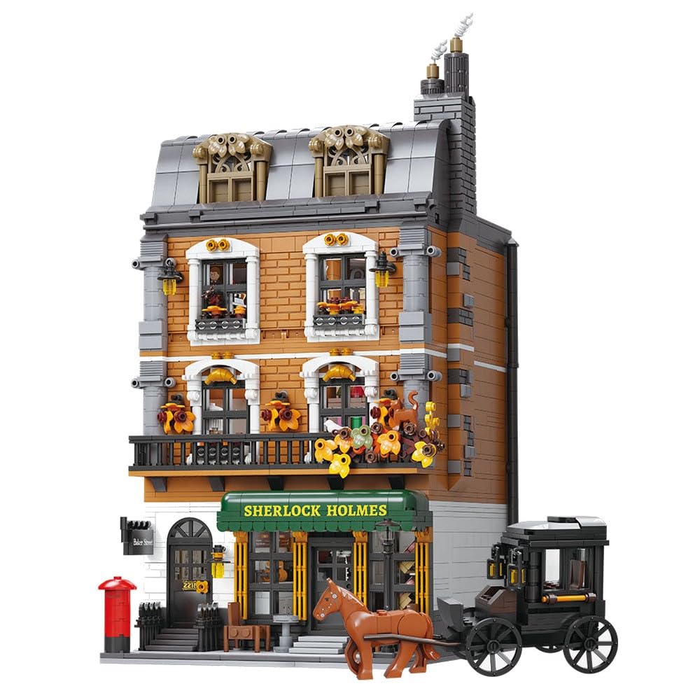 Sherlock Holmes Baker Street 221B Apartment 42 cm Construction Set