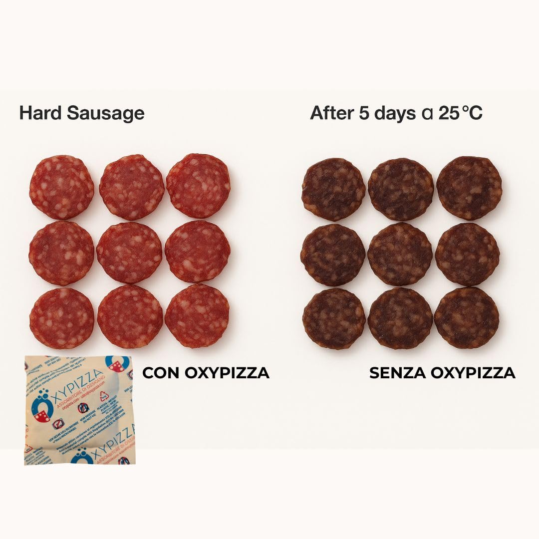 Assorbitori di Ossigeno 500cc – 80 Bustine, Conservazione Naturale Alimenti | Conservazione Naturale Alimenti | Senza Conservanti | Per Pizza, Pane e molto altro