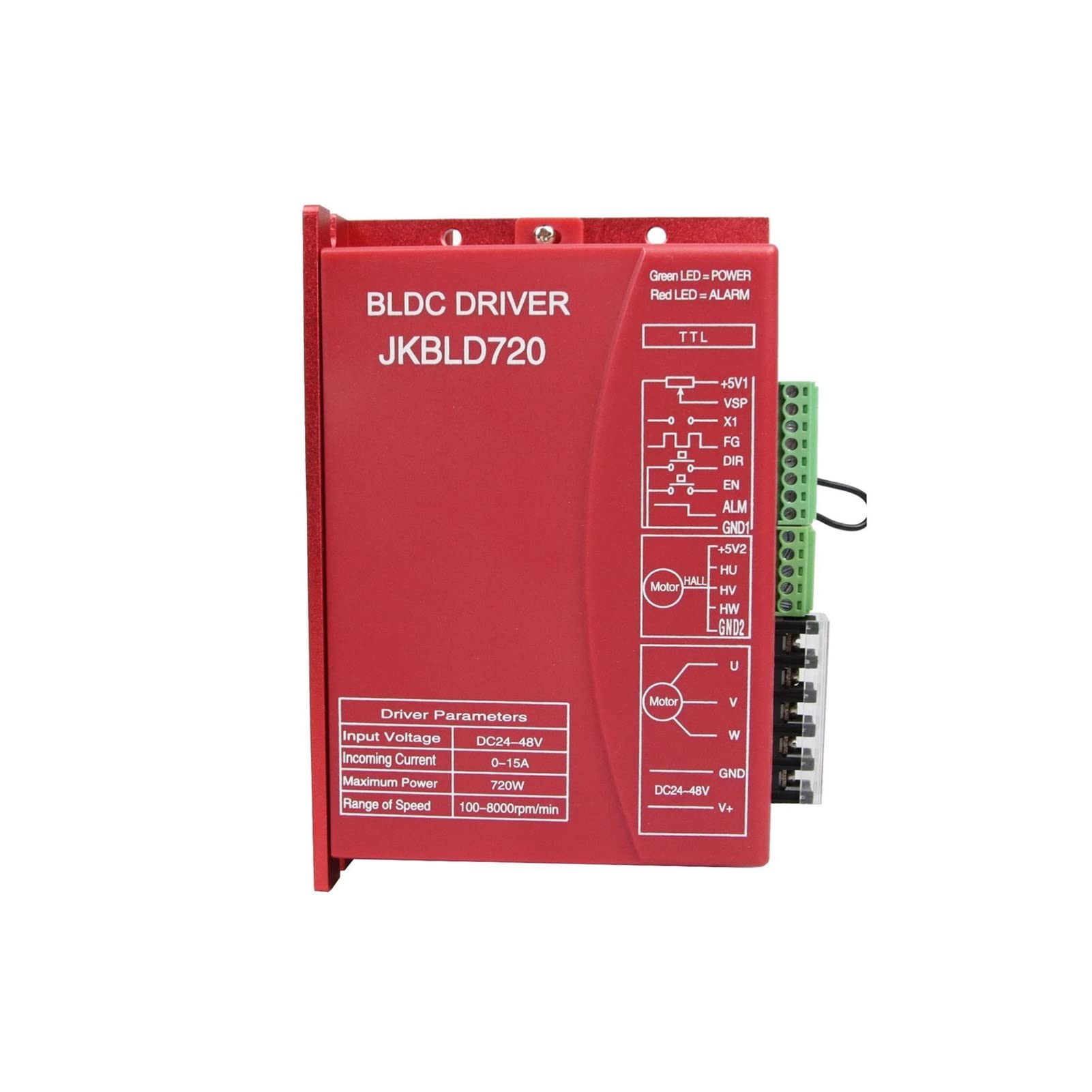 Ningún motor Hall usando sin escobillas DC 24V-48V Conjunto de controladores subdivisión regulación velocidad controlador Automatización industrial