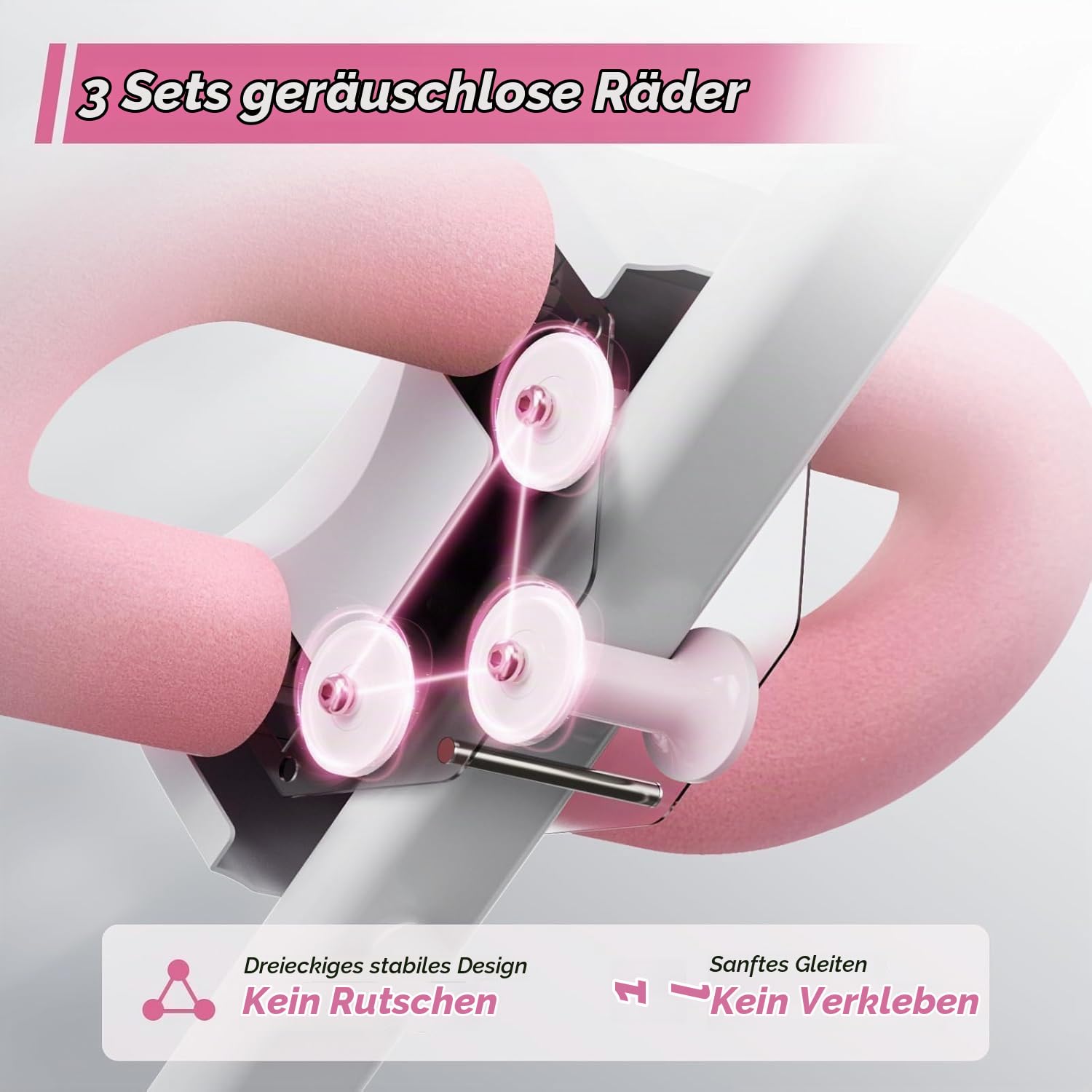 HoldOneLight Verstellbare Bauchmuskelmaschine, Bauchmuskeltrainingsgerät, Bauchmuskeltrainer für das Bauchmuskeltraining im Heim-Fitnessstudio, Knieschutz
