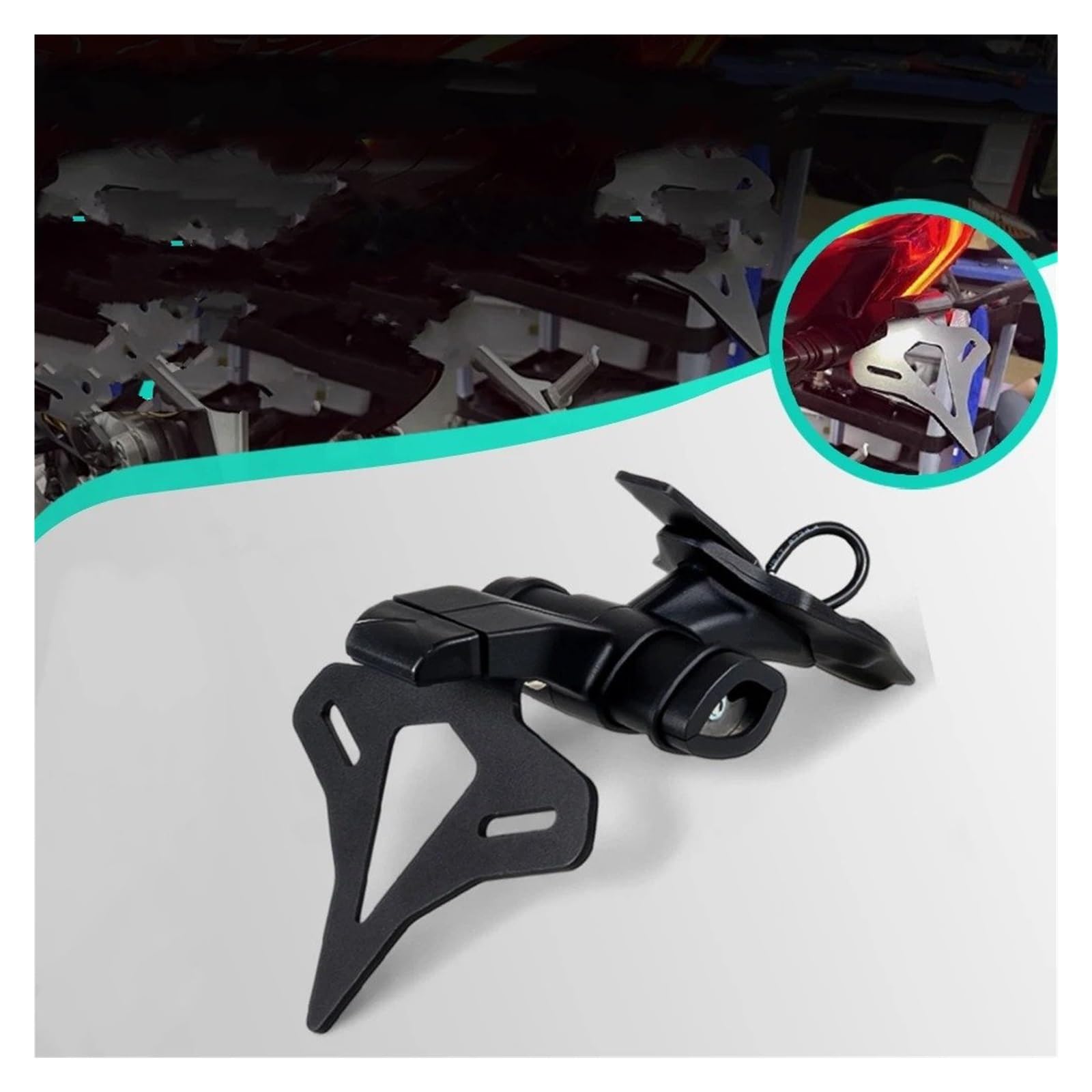 Porta targhe Moto Per Ducati Streetfighter V2 2022-V4 S V4S 2020-2024