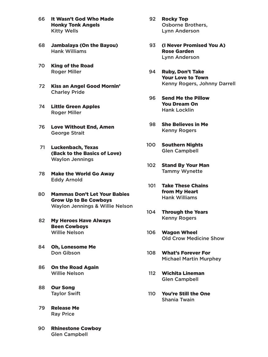 Country Super Easy Songbook | 60 Classic Country Hits for Piano Simple Arrangement | Easy Piano Sheet Music with Right-Hand Melodies and Chord Diagrams | Beginner Friendly Country Music Songbook