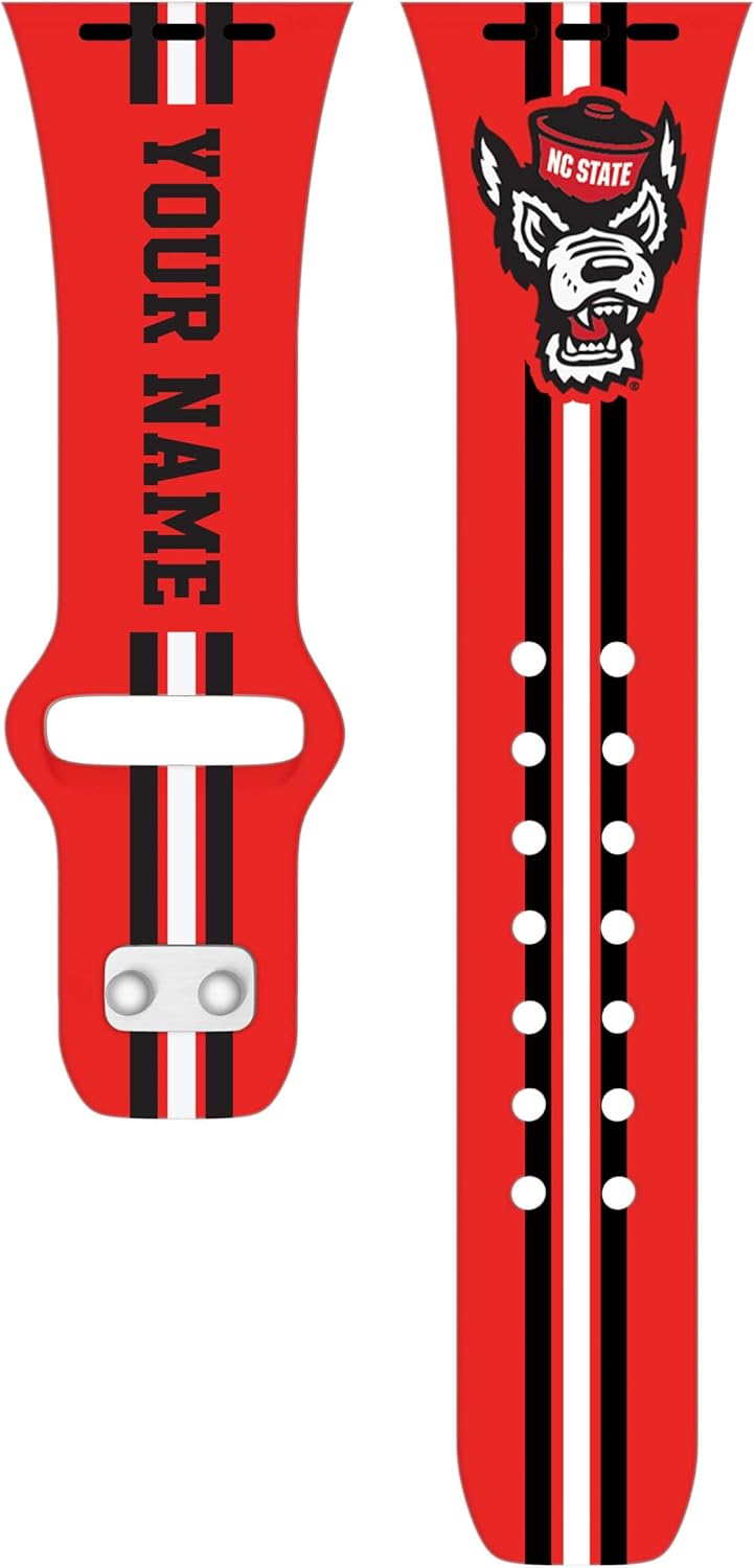 Affinity Bands North Carolina State Wolfpack HD NCAA Watch Band Compatible with Apple Watch - All Series