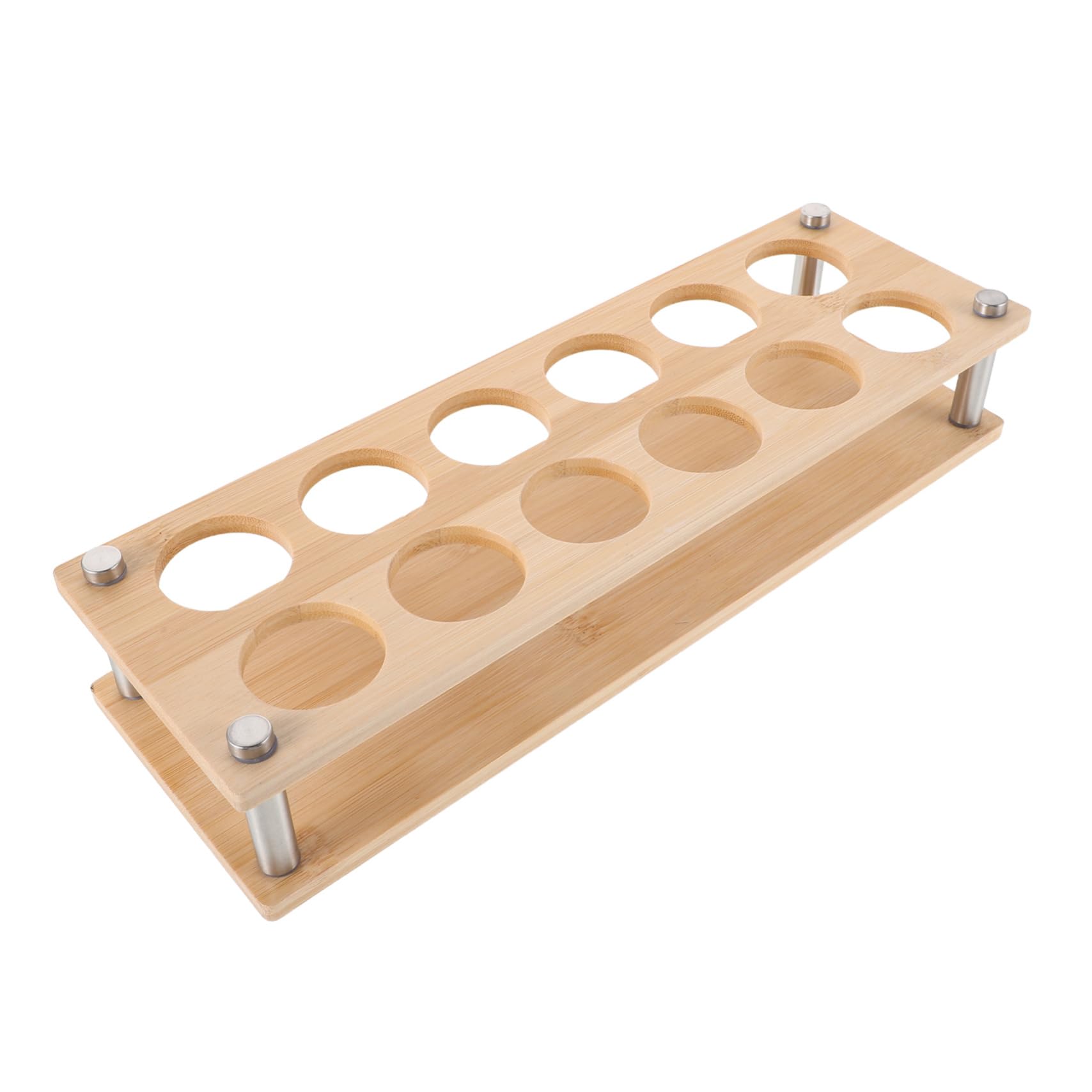 STOBAZA Wooden Shot Glass Holder Shot Goblet Rack for Efficient Bar and Kitchen Storage Space Saving Design for Easy Access and Organization of Glassware