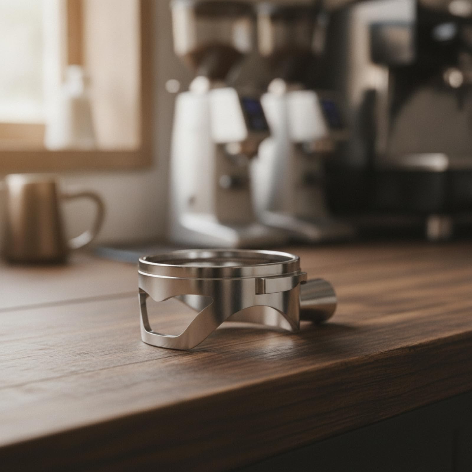 predolo Portafiltro Nudo da 58 Mm Resistente | In Acciaio Inox 304, Professionale, Portafiltro aperto da 58 Mm, per Caffetteria, Casa, caffettieri, Per