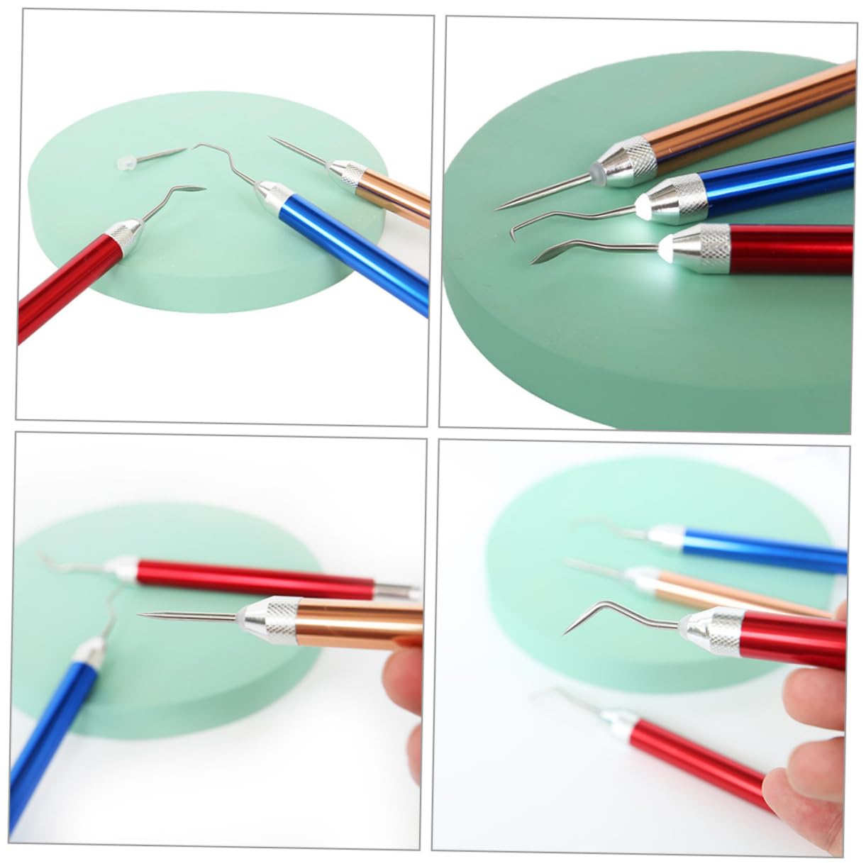 DOITOOL 5 Juegos Herramientas de Desmalezado de Vinilo DIY Kit de Accesorios Manualidades Compatible Incluye Puntas Proyectos y Decoración