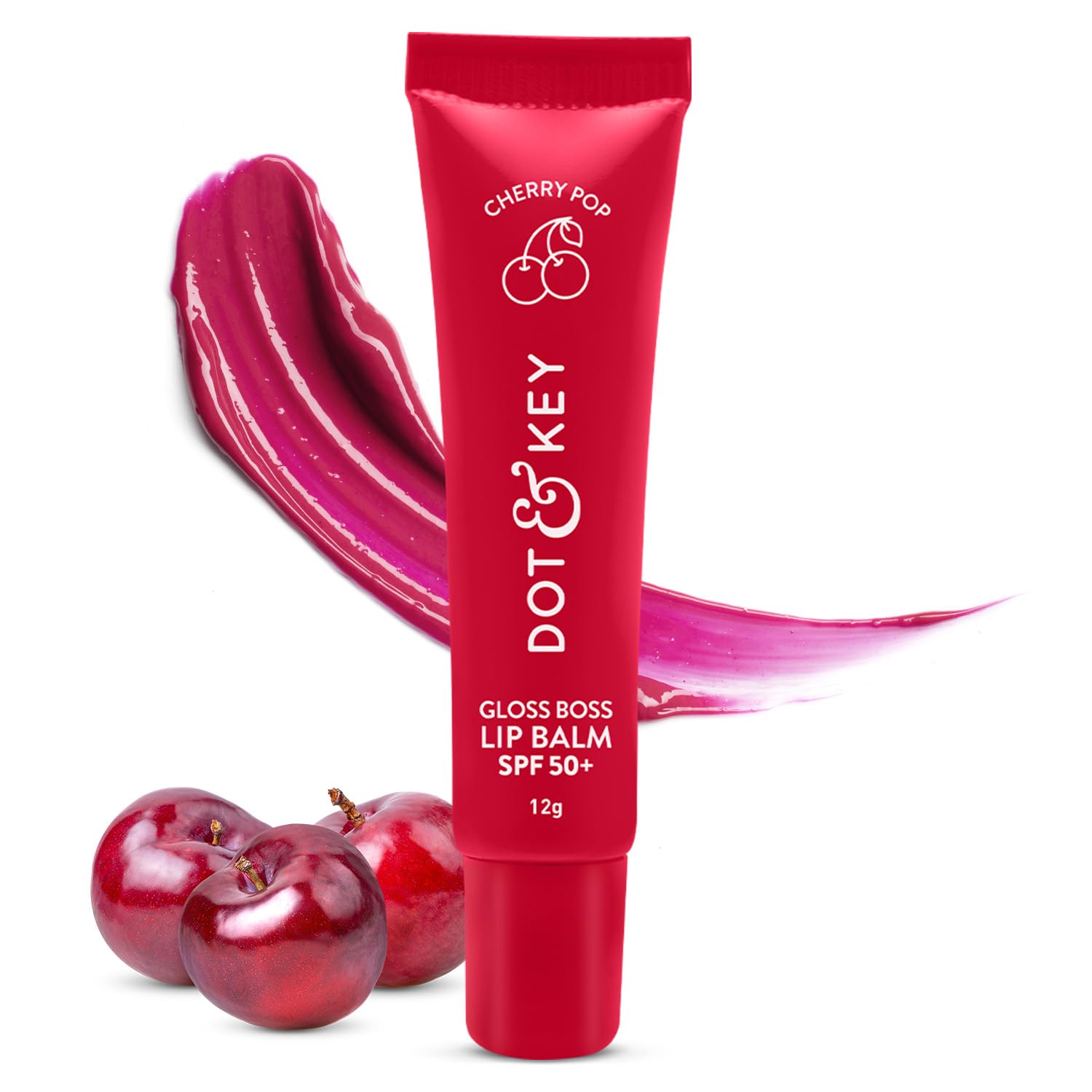 Dot & key Gloss Boss Lip Balm Vitamin C+E SPF 50 Cherry Pop 12g
