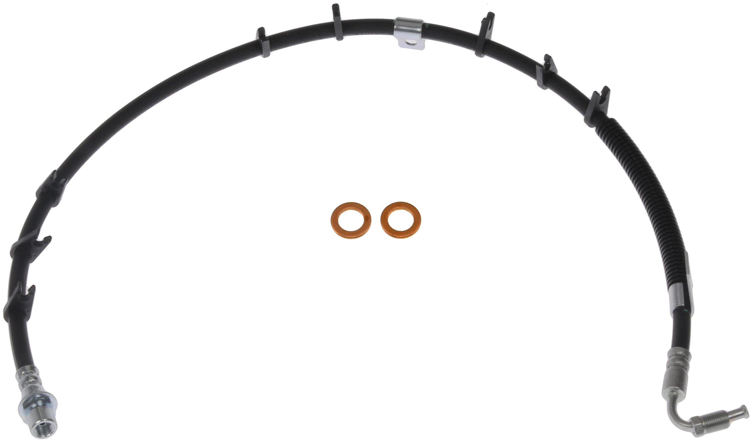 Brake Hose - Brake Hydraulic Hose - Brake Line - This automotive brake hydraulic hose was precision-engineered to match the fit, function and performance of the original brake hose on specific vehicles and positions to ensure safe, long-lasting durability as part of a complete brake repair. - Workhorse 2009-04, Workhorse 2001 - Brake Hydraulic Hose - DORMAN 33.85" Flexible Rubber Hydraulic Brake Hose for Workhorse - Dorman H622149 Rear Passenger Side Brake Hydraulic Hose Compatible with Select Workhorse Models