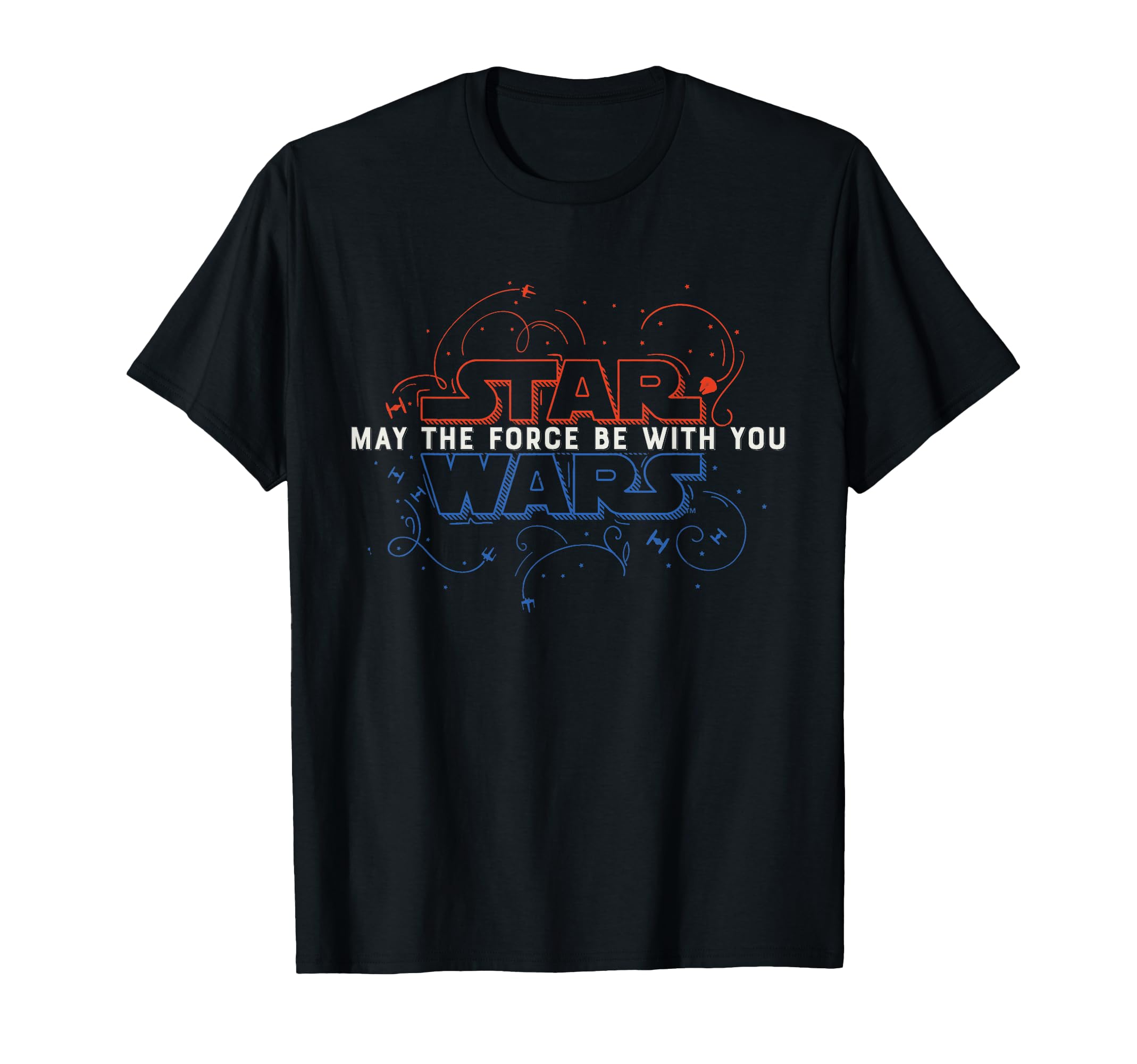 Star Wars May The Force Be With You Fourth of July T-Shirt