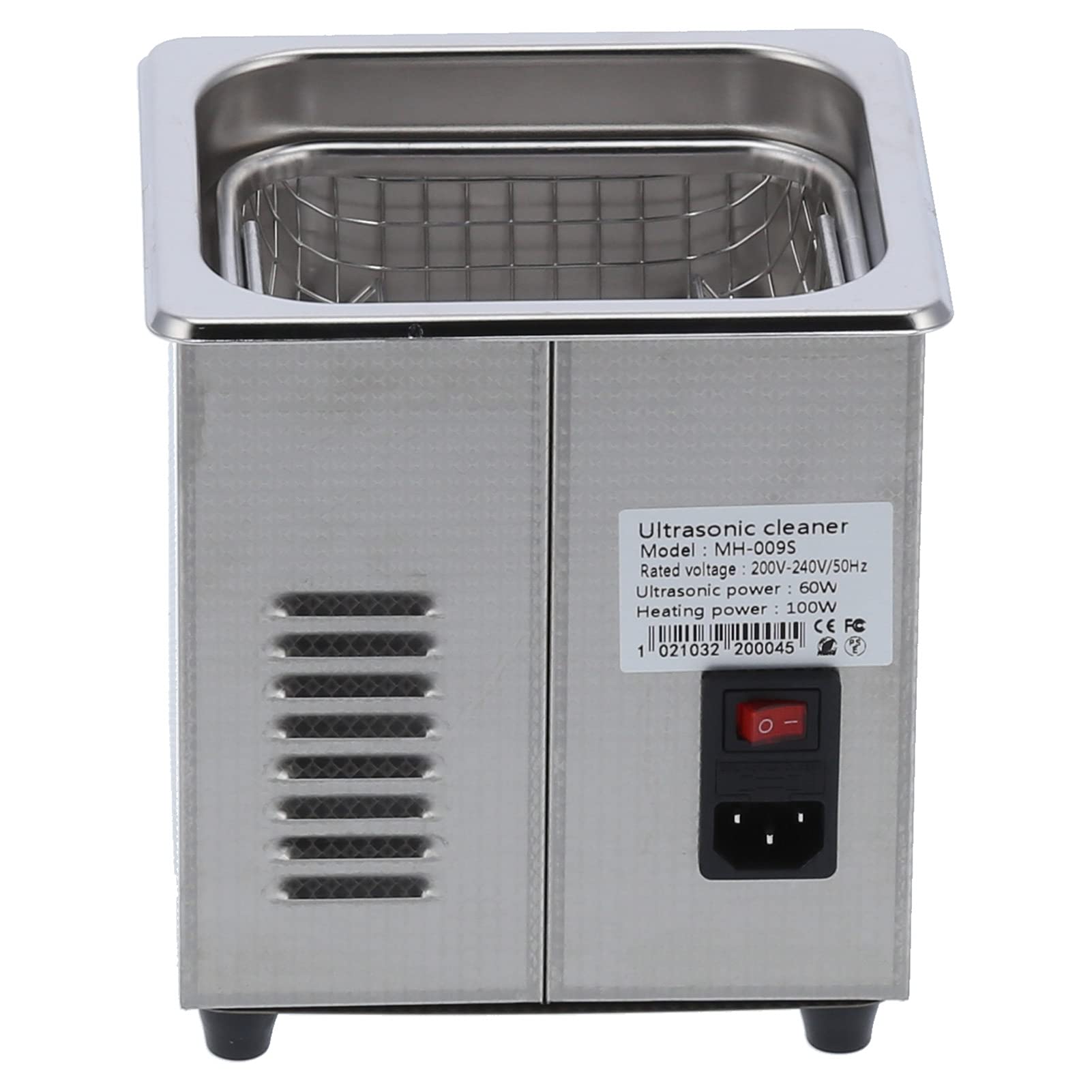 Limpiador Ultrasónico, MH-009S 1.3L 40kHz con Temporizador de Calentamiento