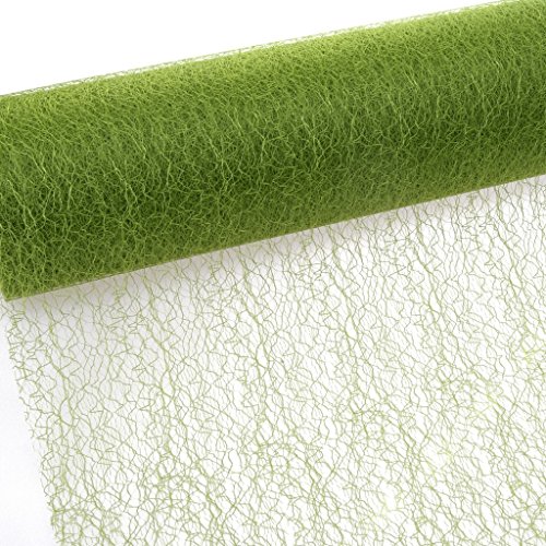 Spiderweb - Mesch - Tischläufer - Tischband - 30cm grün - Rolle 25m - 67 030-R 300