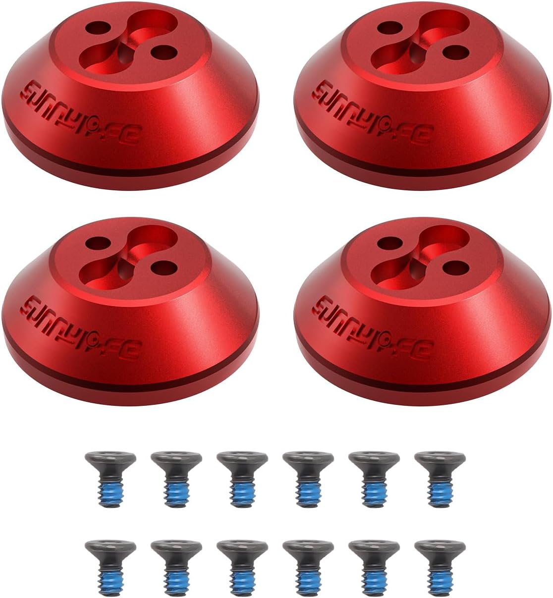 BTG Aluminum Alloy Motor Covers for DJI Avata 2 Accessories Motor Covers Caps (Red) : Toys  Games