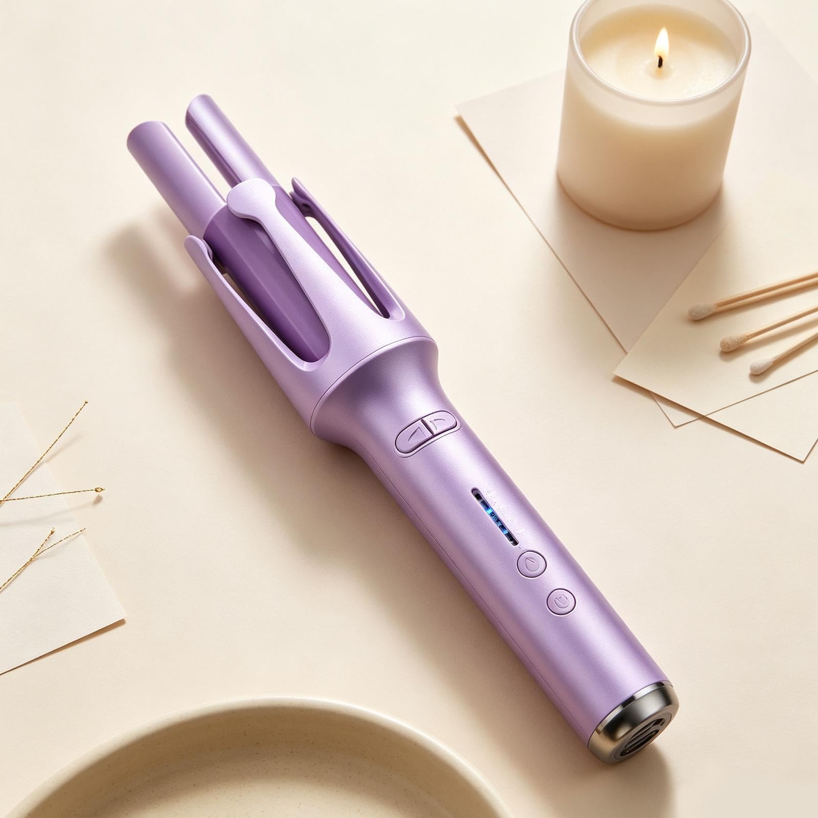 Arricciacapelli Rotante Smart Curler 32mm con 4 Livelli di Temperatura